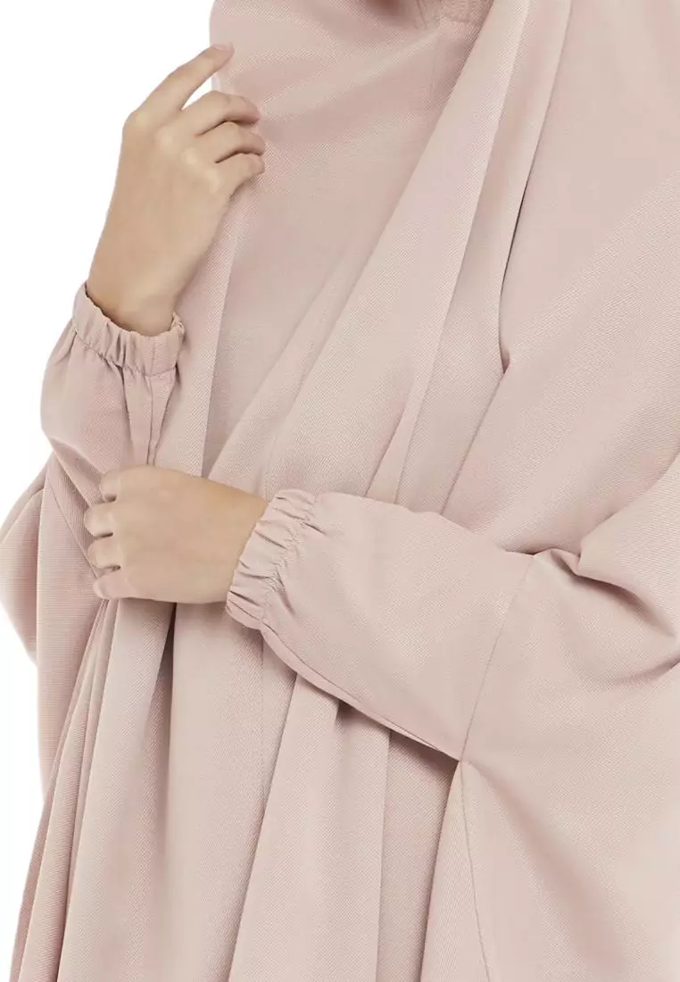 Queenza Zayidan French Khimar Hijab Jumbo Kanza - Dove