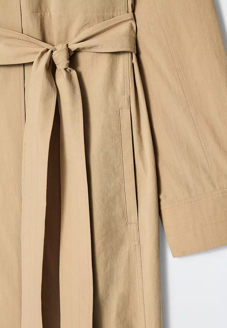 Belted Utility Shirt Dress