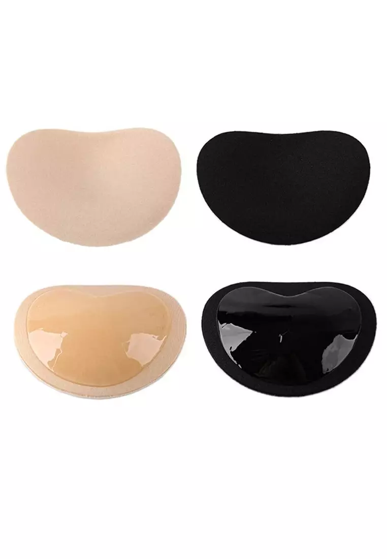 Buy Golden Ticket Super Savers Adhesive Bra Pads Invisible Black and Beige Bra  Inserts 2 Pairs 2024 Online