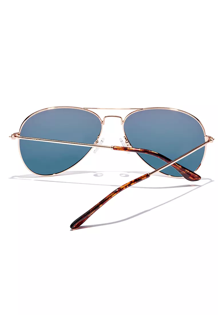 HAWKERS Hawk Polarized Silver Blue Sunglasses For Men And Women, Unisex. Official Product Designed In Spain