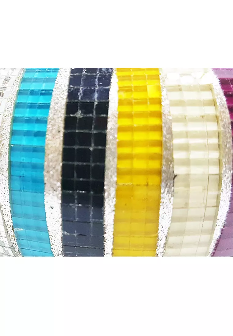 Multicolour Mirror Artwork Bangle