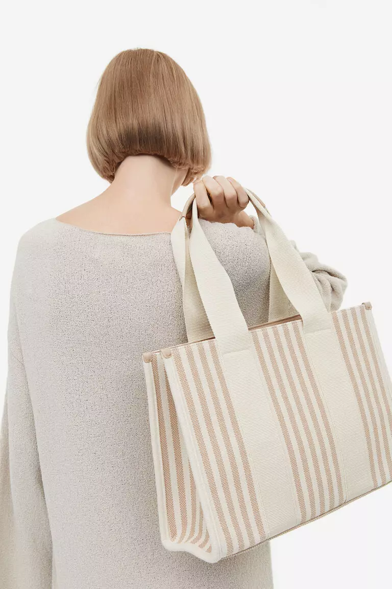 Jute blend shopper new arrivals