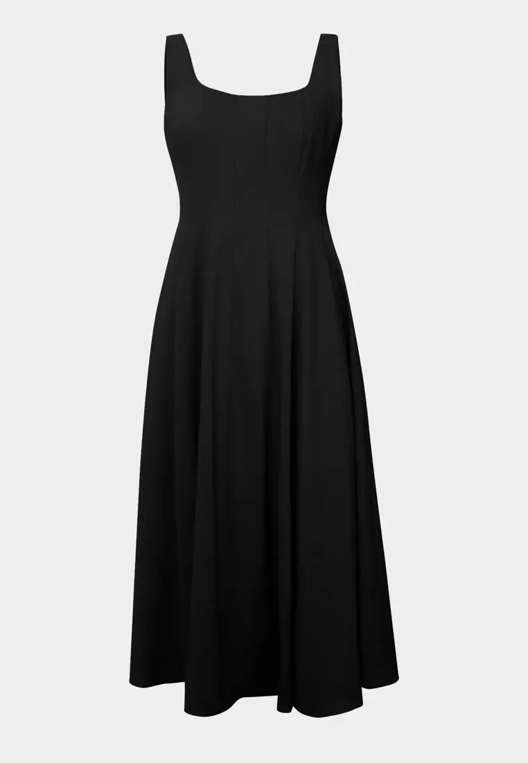 Saira 2 Linen A-line Dress
