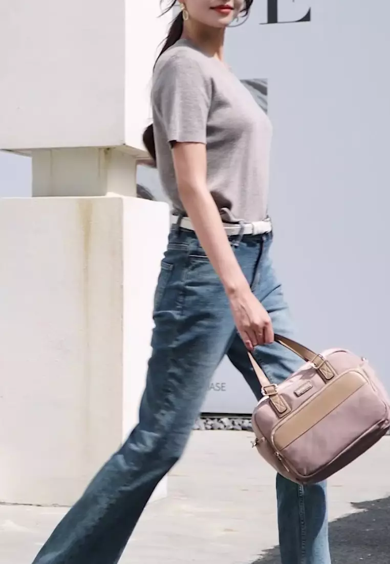 Women's Top Handle Bag / Sling Bag / Shoulder Bag - Beige