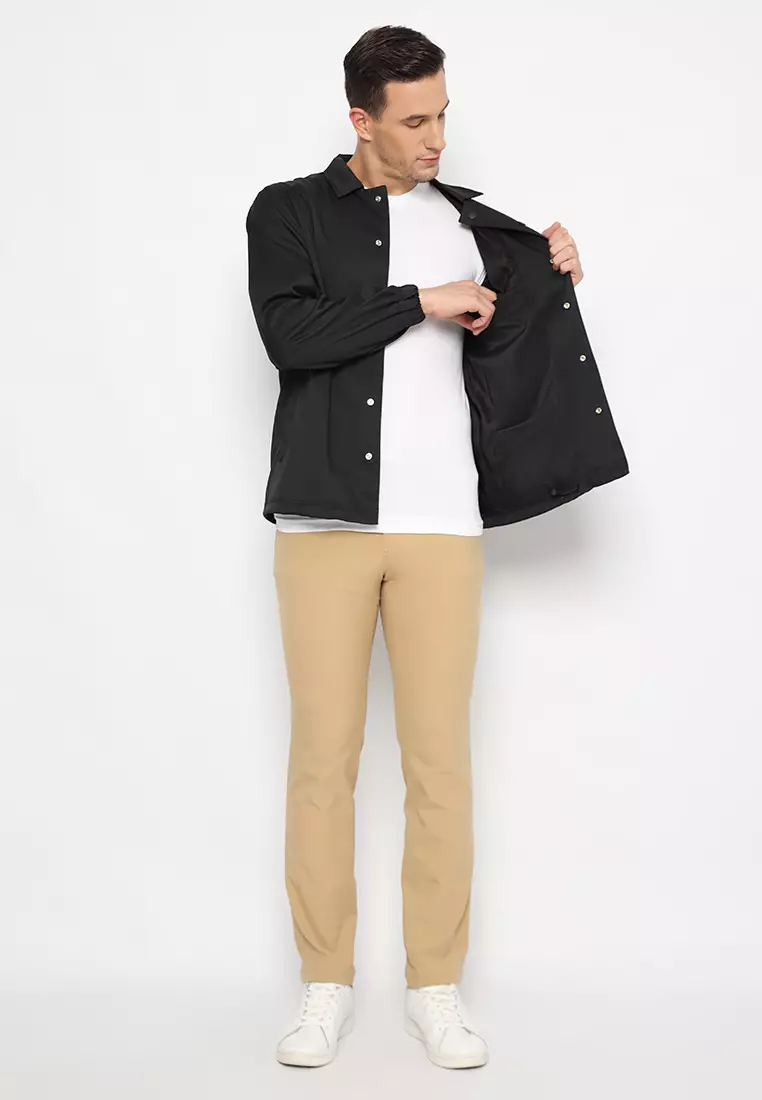 Jobb Lindelof Jacket Pria Regular Fit Hitam