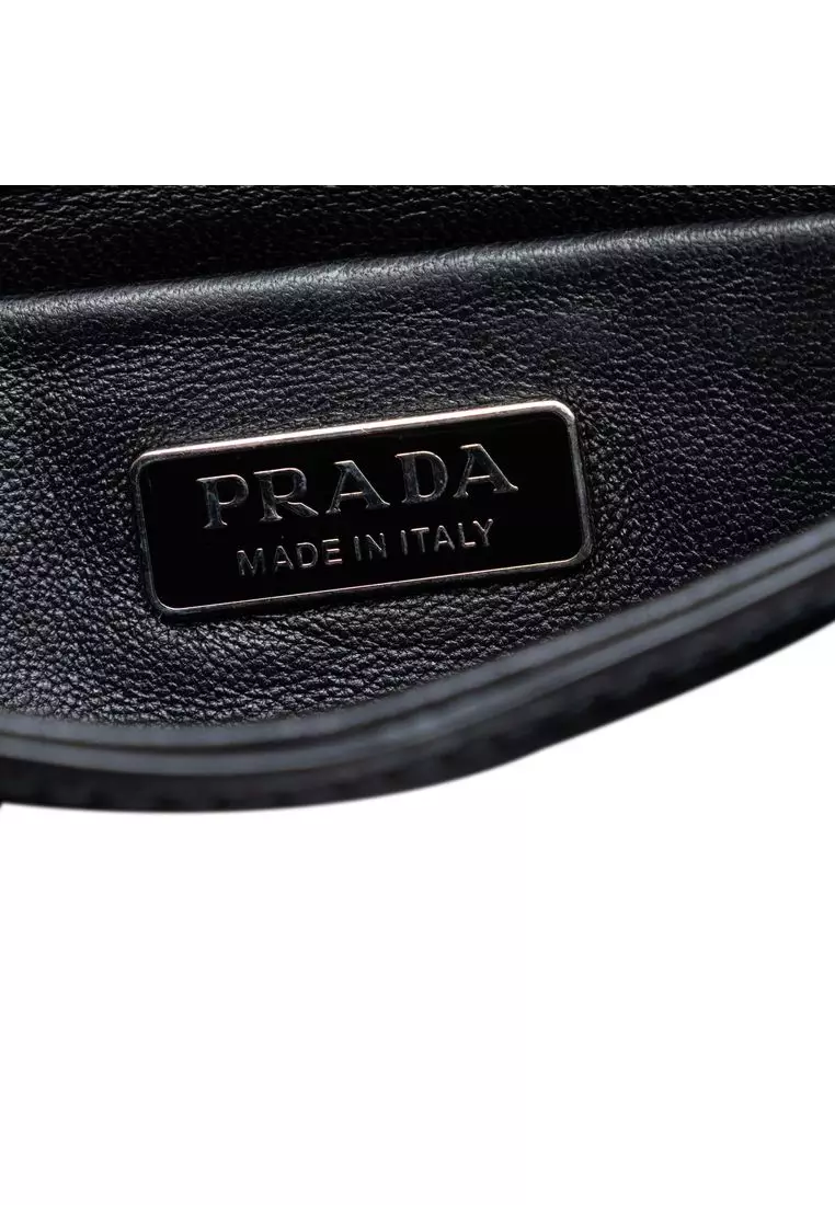 Pre-Loved Prada Spazzolato Leather Sybille Flap Crossbody