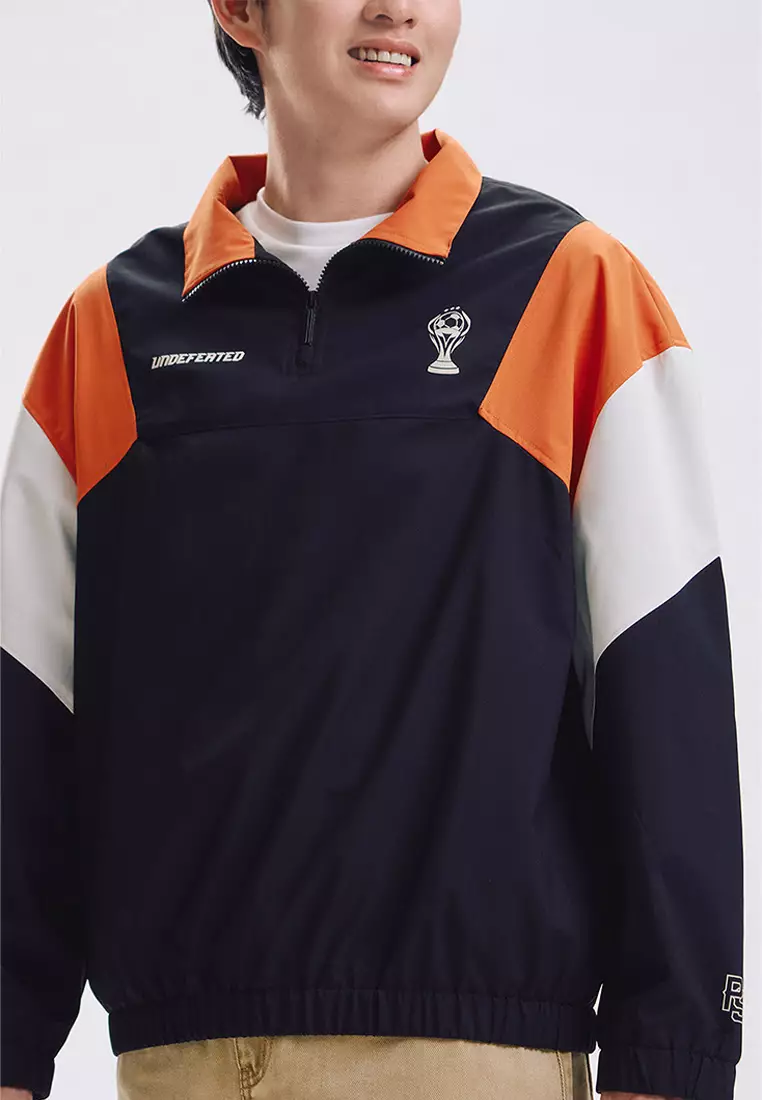 Undefeated Relaxed Quarter Football Zip Jacket