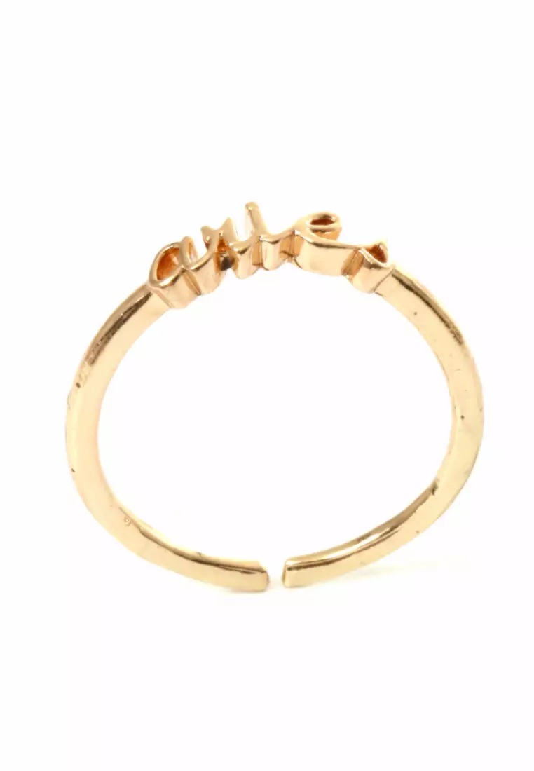 Ring Casual Rasi Bintang Perhiasan Aksesoris Fashion Wanita Gold - Aries