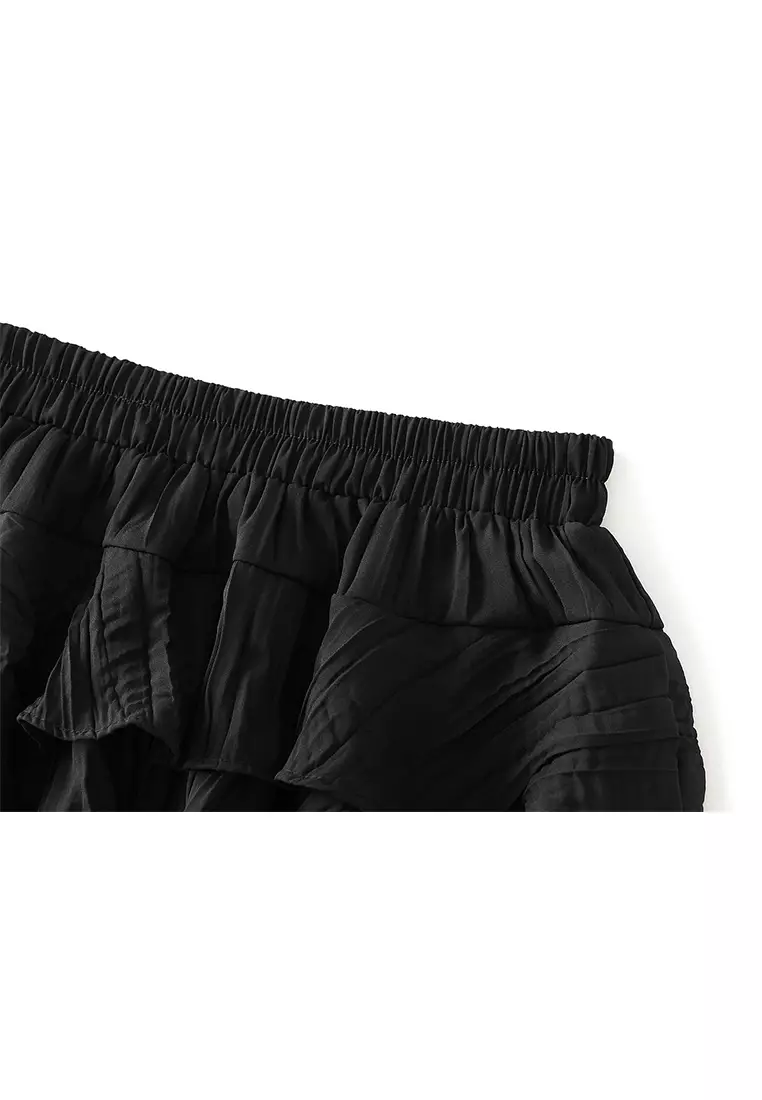 Summer Thin Irregular Puff Skort AF-D8805