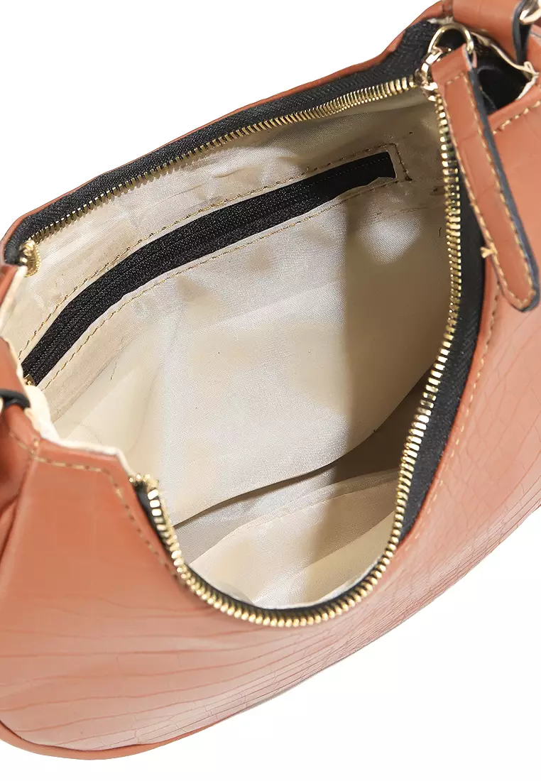 Luna Shoulder Bag Tas Bahu Wanita denganÂ KulitÂ Croco