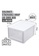 HOUZE white SoleMate - Stackable Drop Lid Shoe Box - Fits: Size 45 (Pack of 2) E0360HLA6778C3GS_2