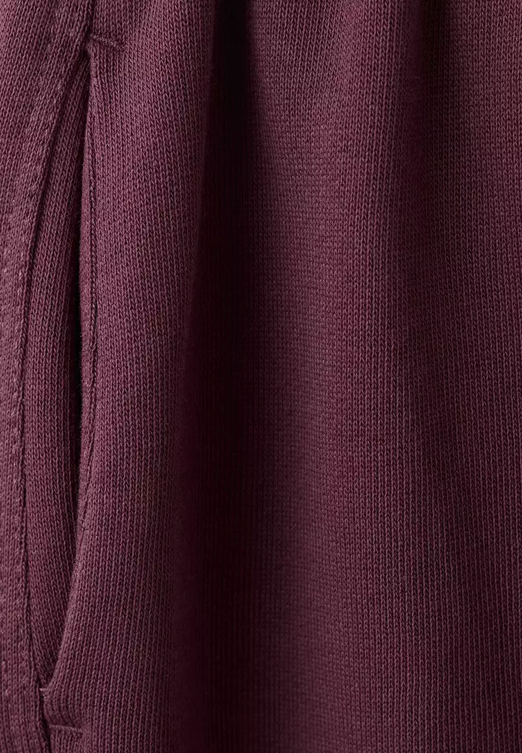 Cotton Jogger-Style Trousers