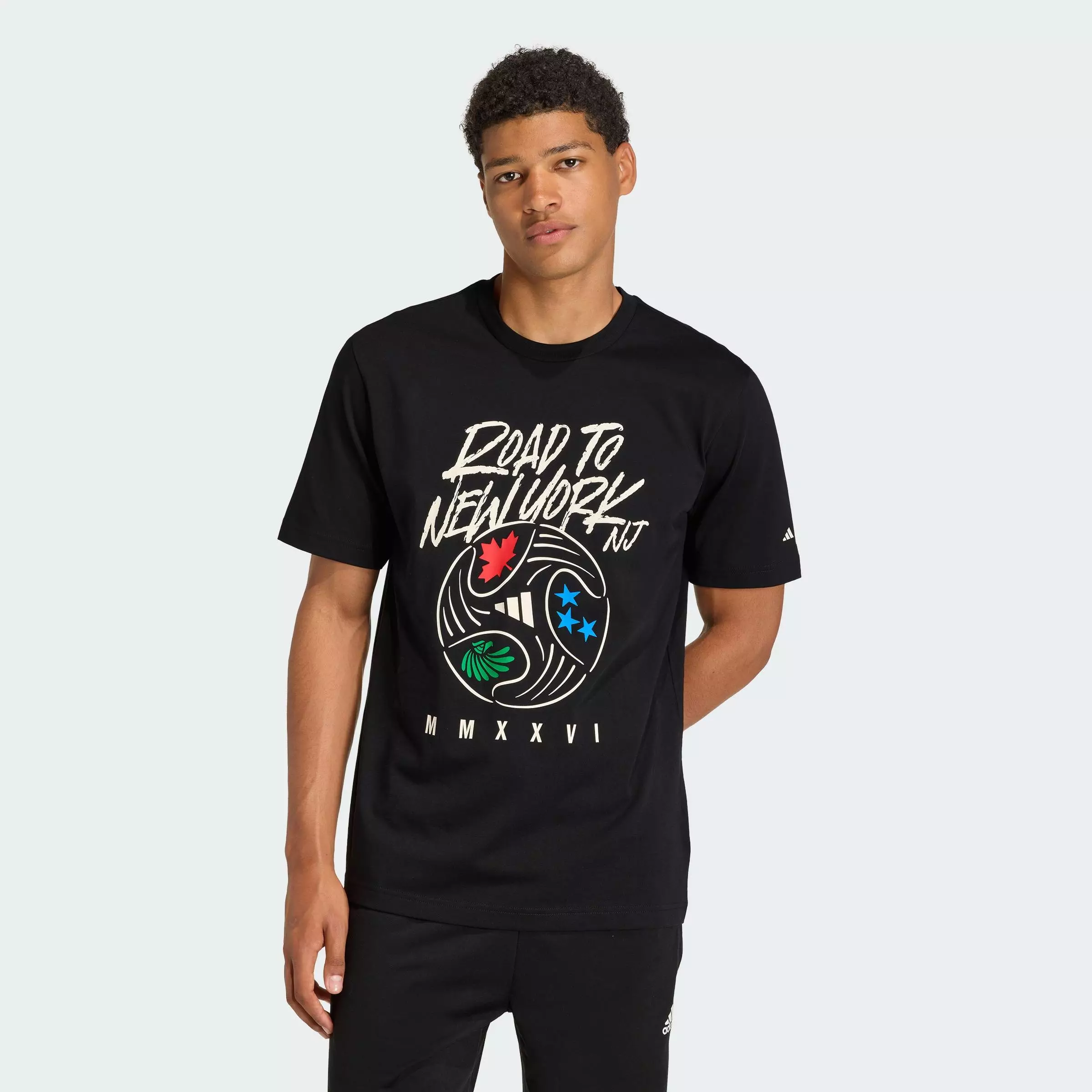 【新品タグ付】FIFA World Cup 2026 NY　Tシャツ ADIDAS Lifestyle FIFA World Cup 26™ Road To NY NJ Graphic T-Shirt