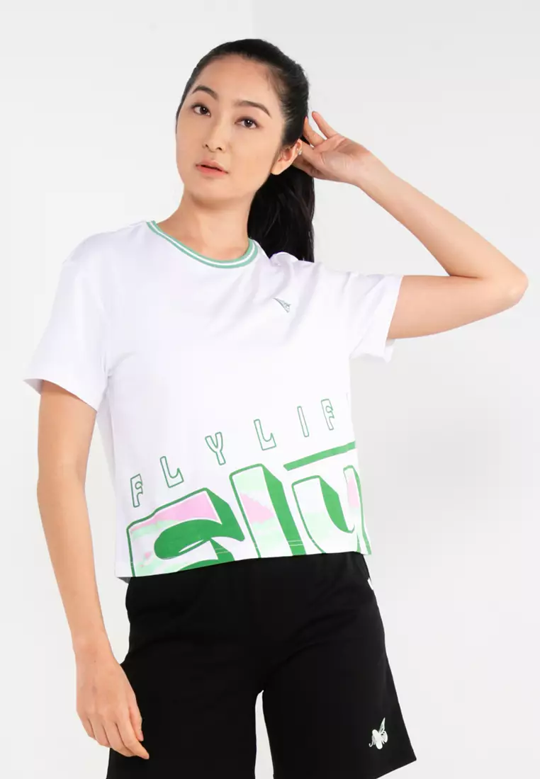 White short sleeve t shirt women's on sale