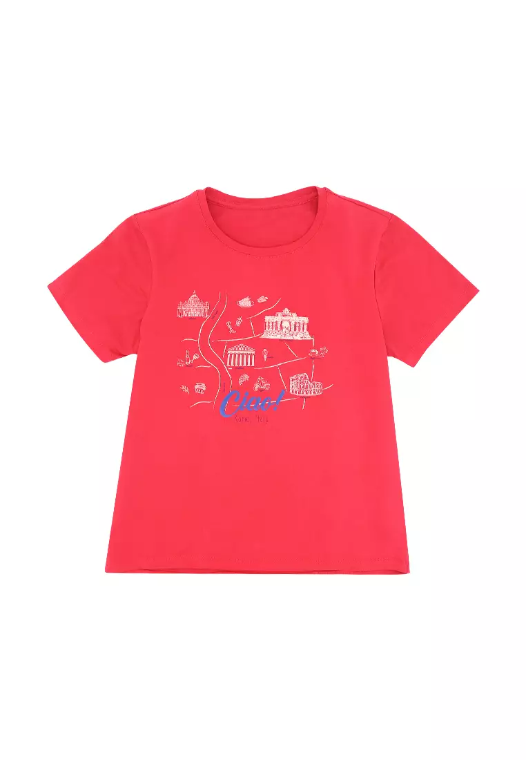 Ladie's Graphic T-shirt "Ciao! Rome, Italy"