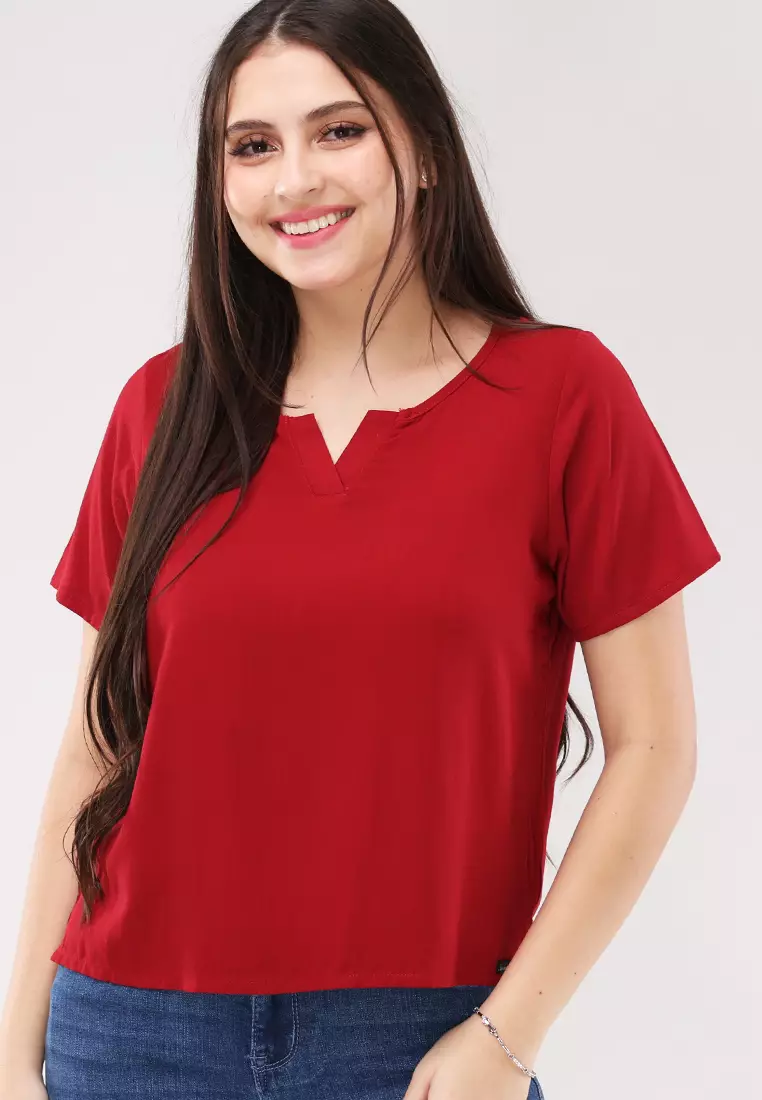 Soft Linen Woven Short Sleeves Blouse
