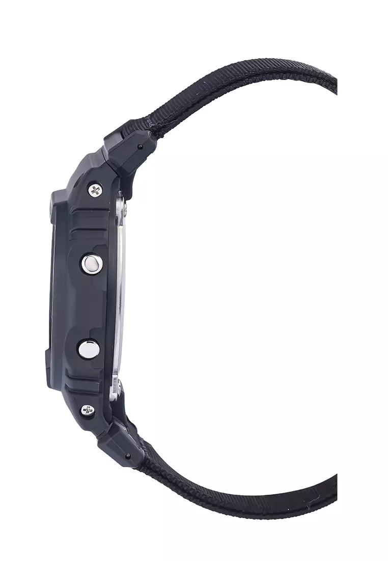 Jam Tangan Digital Pria Casio G-Shock DW-5600BCE-1D - Black Canvas Strap