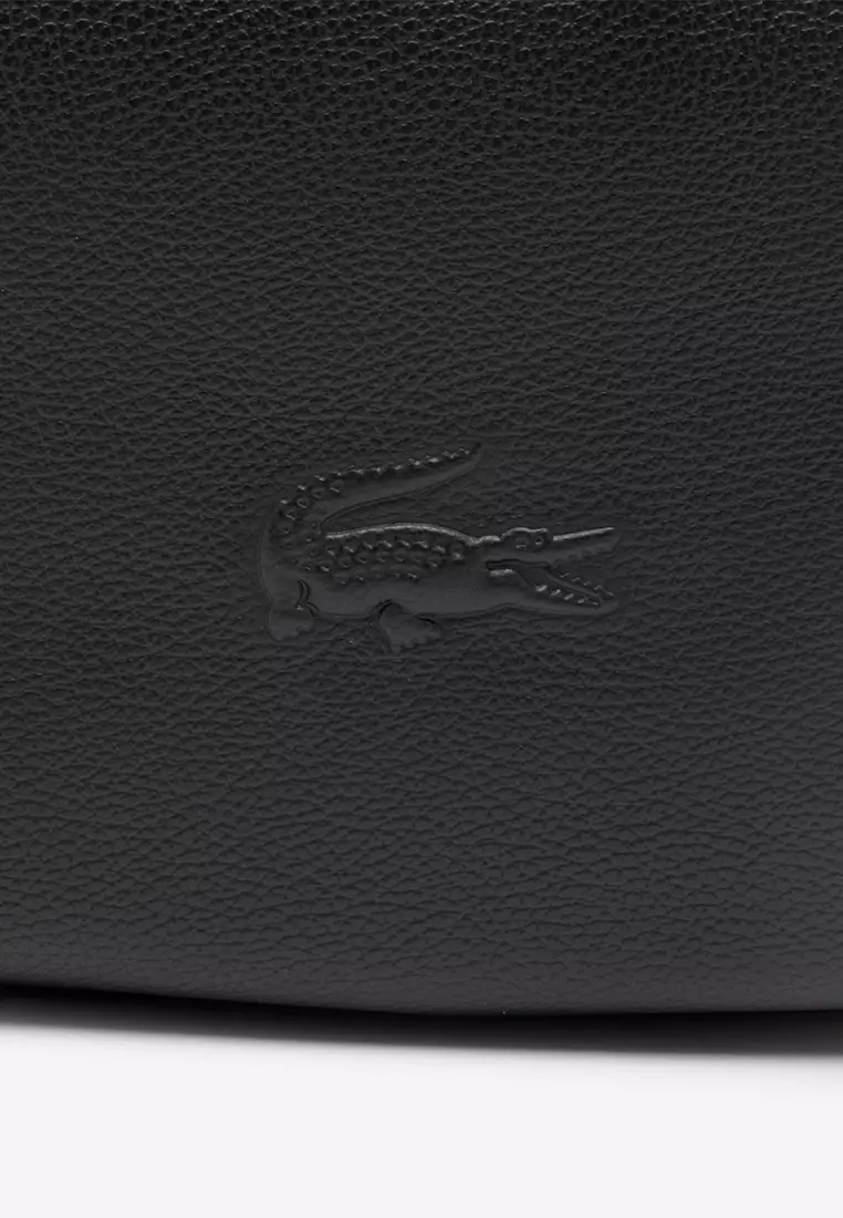 City Court Grain Leather Hobo Bag