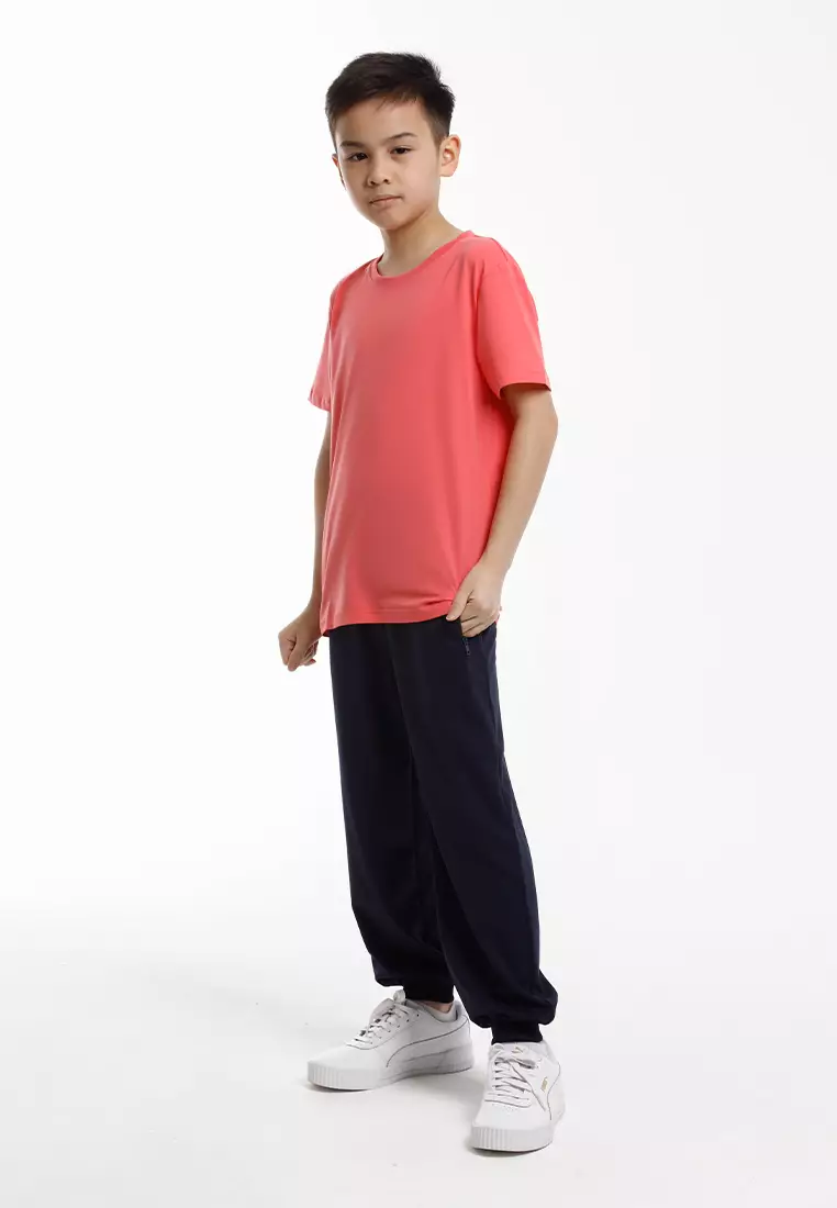 Forest Kids Unisex Premium Soft-Touch Cotton Regular Fit Round Neck T-Shirt - FK82001-53DkPink