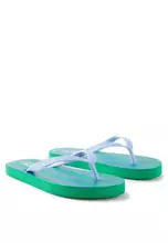 Harbour Blue/Island Green Block Stripe