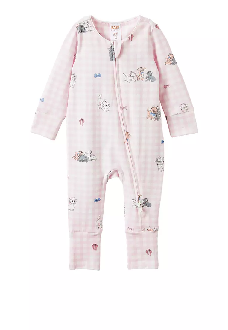 Licensed The Long Sleeve Zip Romper