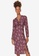 Trendyol purple Floral Ruched Dress 186C0AA2B6B3F0GS_1