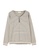 A-IN GIRLS beige Simple Striped V-Neck Sweater 06672AA9A345FFGS_3