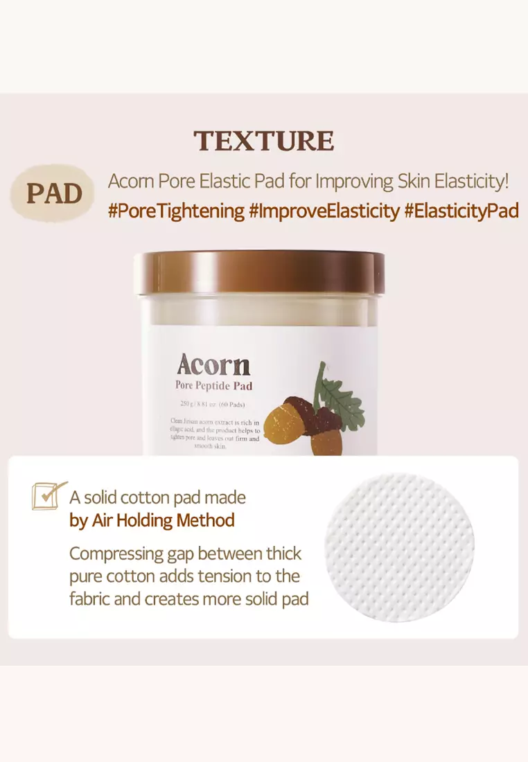 SKINFOOD Acorn Pore Peptide Pad