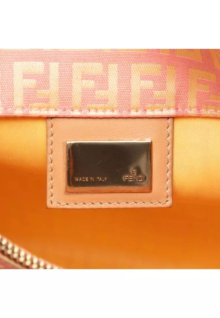 Pre-Loved Fendi Zucchino Canvas Tote