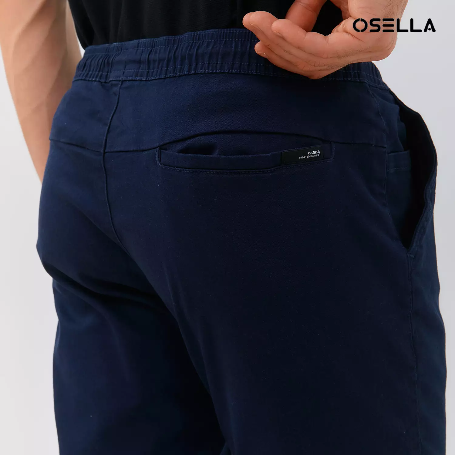 [NEW] Osella Relaxed Waist Half Jogger Pants With Adjustable Drawstring 20874002 | Celana Panjang Pria