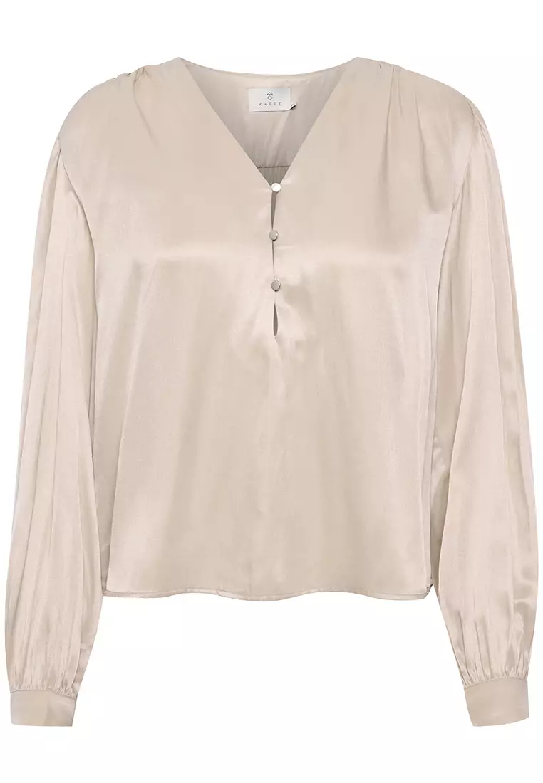 Black Colour Lara blouse coffee