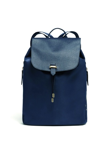 lipault plume avenue backpack m night blue