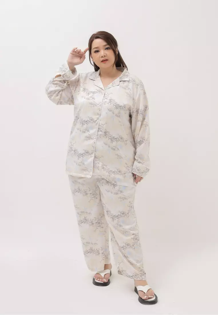 Plus Size Homewear Set Reya Cream