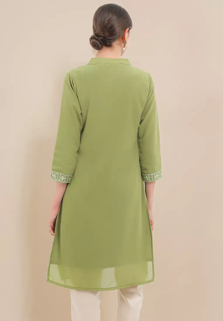 Chanira Festive Zelda Tunic - Olive Green