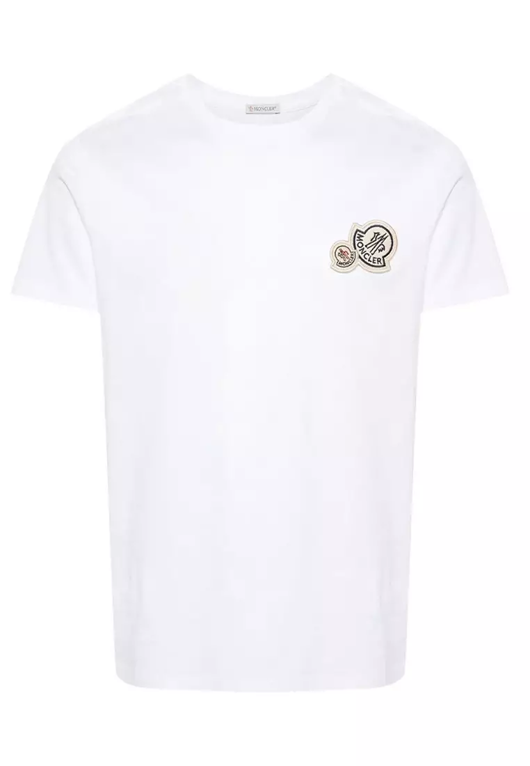 Moncler white t shirt deals