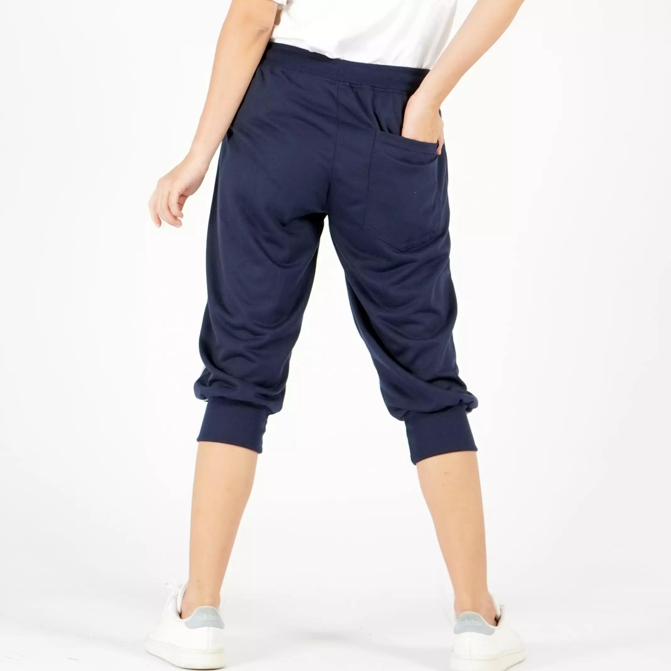 Stevi Jogger Pant Joger Pant Wanita Joggerpants Jogerpants Wanita 3/4 - NAVY