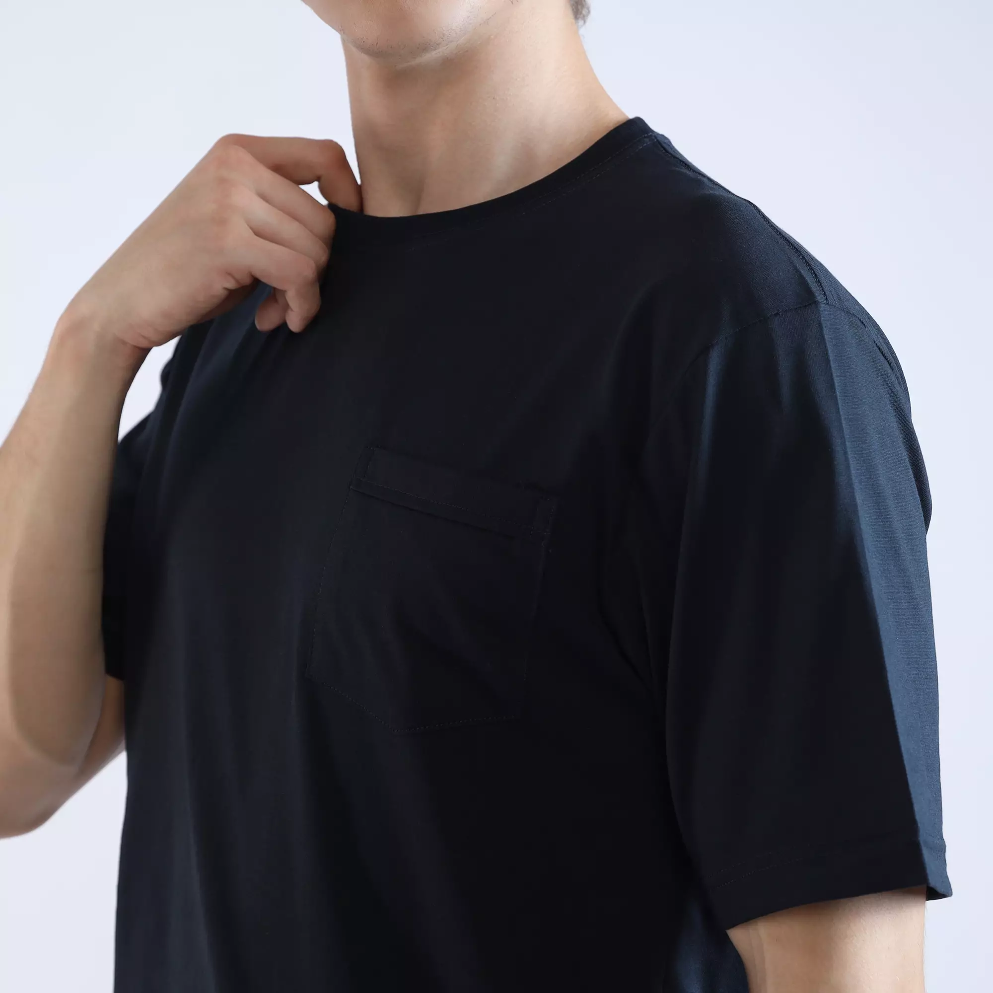 Larusso Regular Fit Premium Pocket Tee - Sky Captain Blue