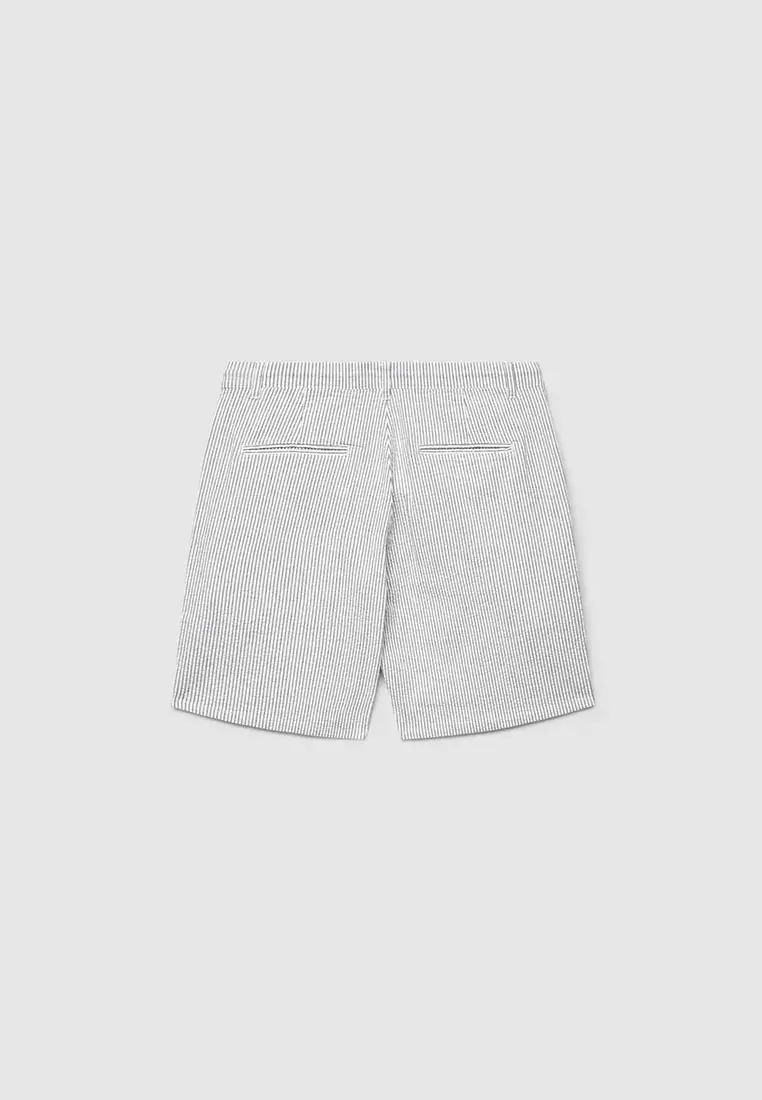 Men's Short Striped Trousers