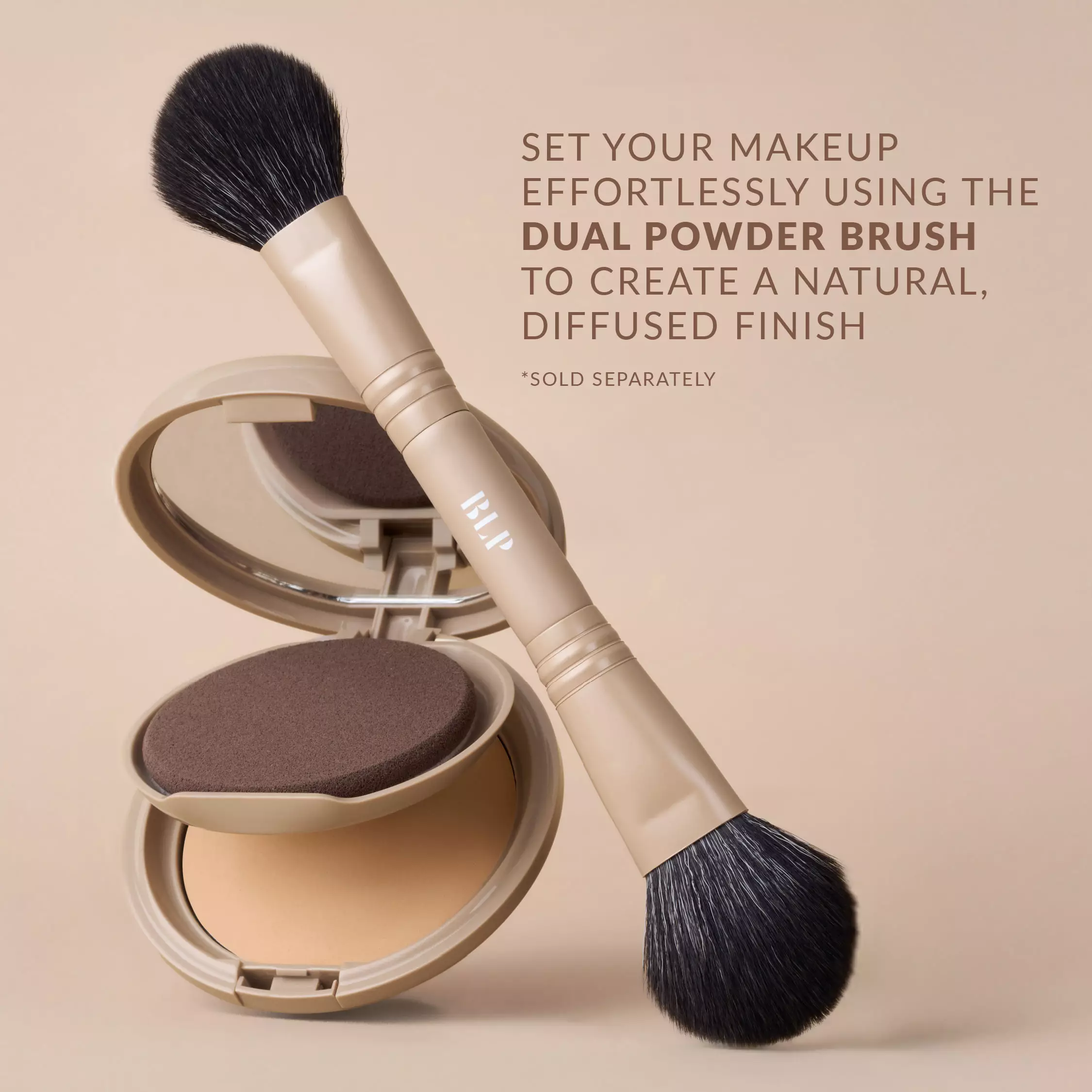 BLP - Airbrush Powder - Light Beige - Bedak Padat