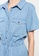 LC WAIKIKI blue Shirt Collar Straight Women's Jean Dress D332DAA455368FGS_4