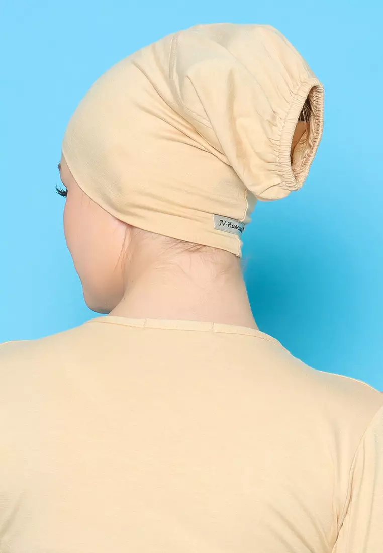 JV Hasanah Ciput Rayon Beige | Ciput Polos Rayon Adem