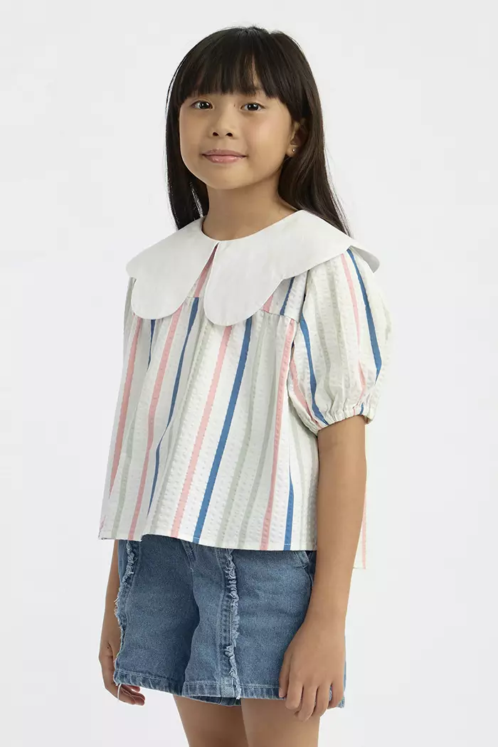 Jual Cottonink COTTONINK Mini - Atasan Kemeja Anak Perempuan Multicolor ...