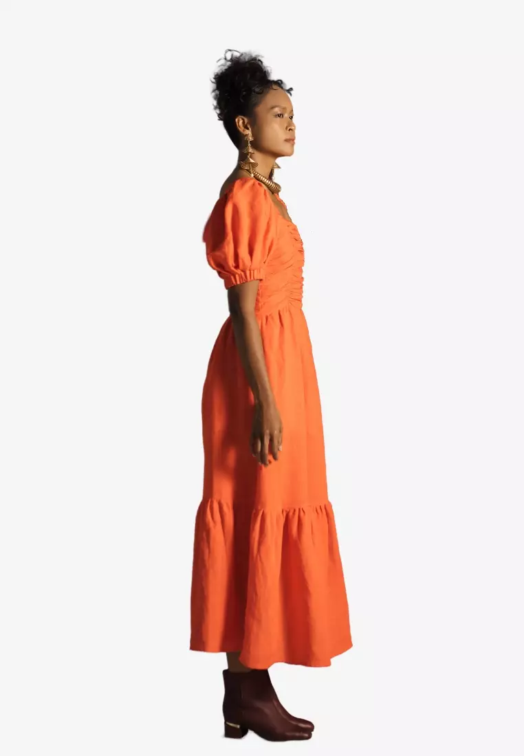 Summer Get Away Maxi Linen Dress