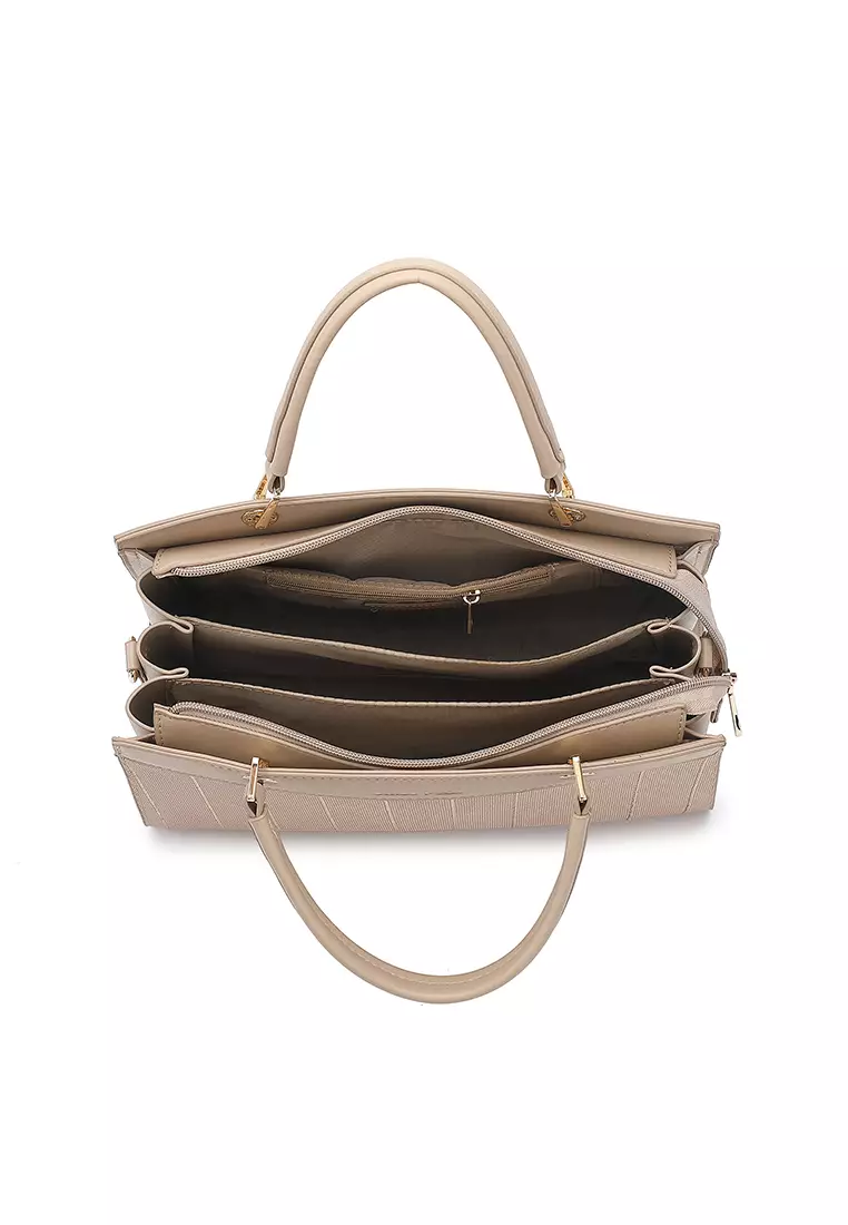 Women's Top Handle Bag / Sling Bag / Crossbody Bag / Shoulder Bag - Khaki