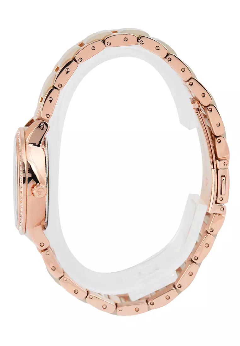Alexandre Christie 2A94 BFBRGGR Jam Tangan Wanita - Rosegold Grey - Stainless Steel