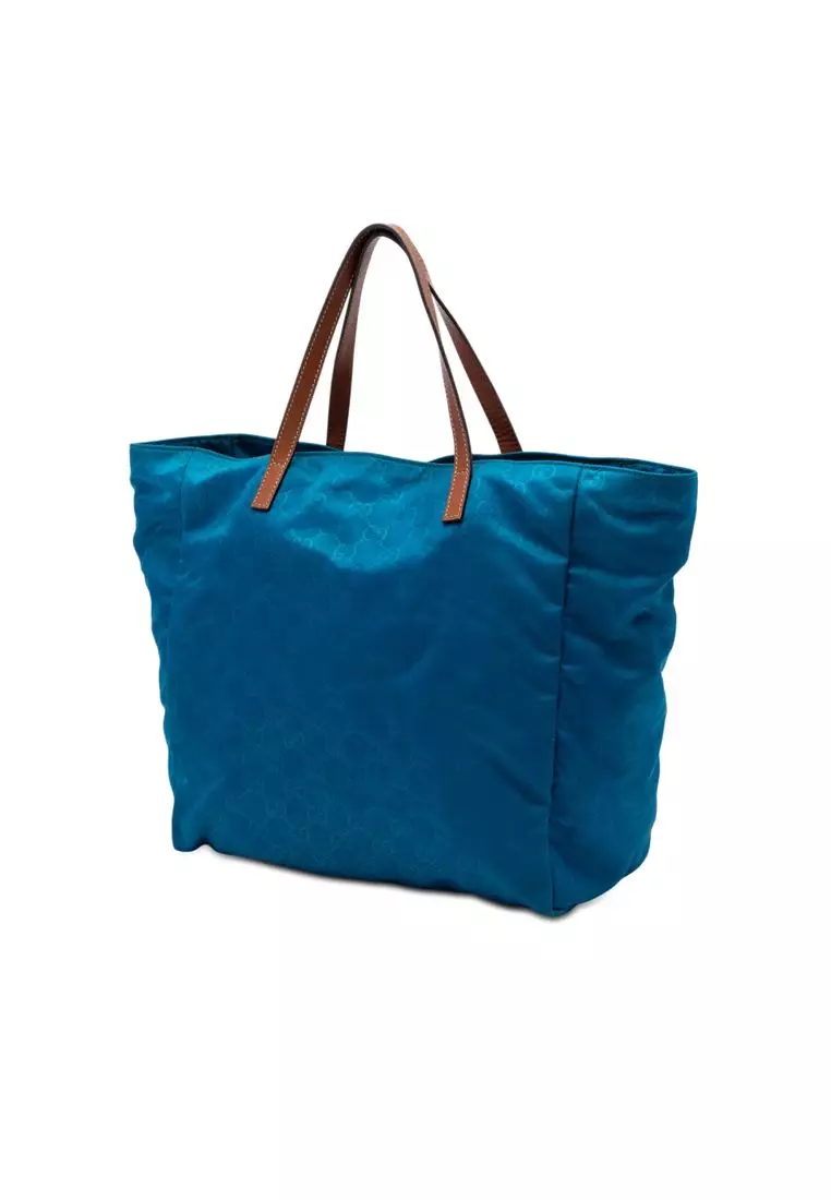 Pre-Loved Gucci Gg Nylon Tote