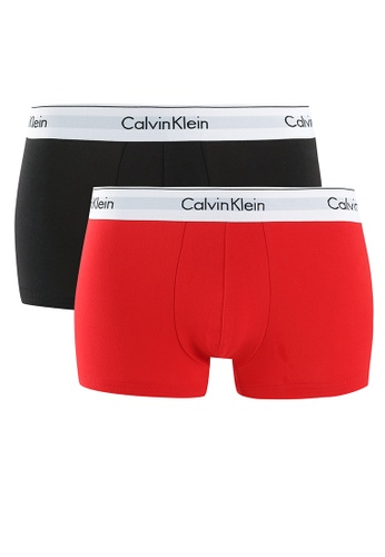 Calvin Klein Modern Cotton Stretch 2 Pack Trunks - Calvin Klein Underwear |  ZALORA Malaysia