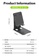 BAVIN black and white BAVIN Z4 Portable Multi Functional Foldable Stable Mobile Phone Holder Metal Stand For Tablet and Mobile Phones 15016AC72FA7B1GS_7