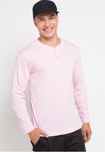 Jual Tolliver Long Sleeve Henley T Shirt Original Zalora Indonesia