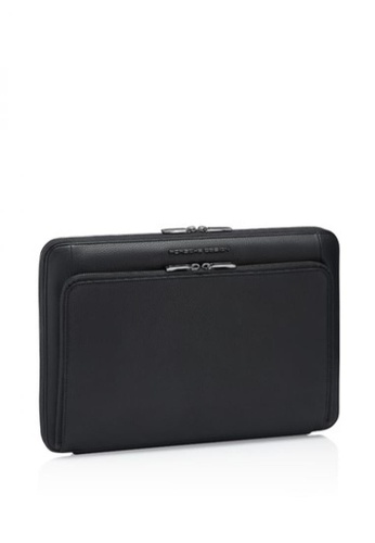 Porsche Design black Black Leather Laptop Case Notebook Sleeve Porsche Design ROADSTER Business Bag Travel Office C5E3DAC003312EGS_1